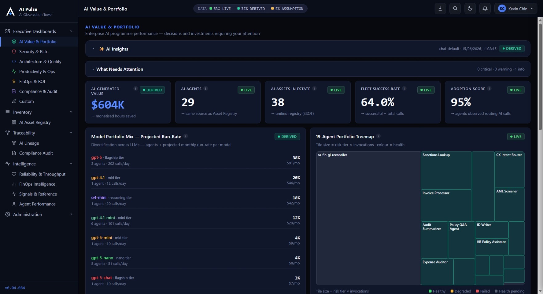 AI Pulse — AI Value & Portfolio dashboard